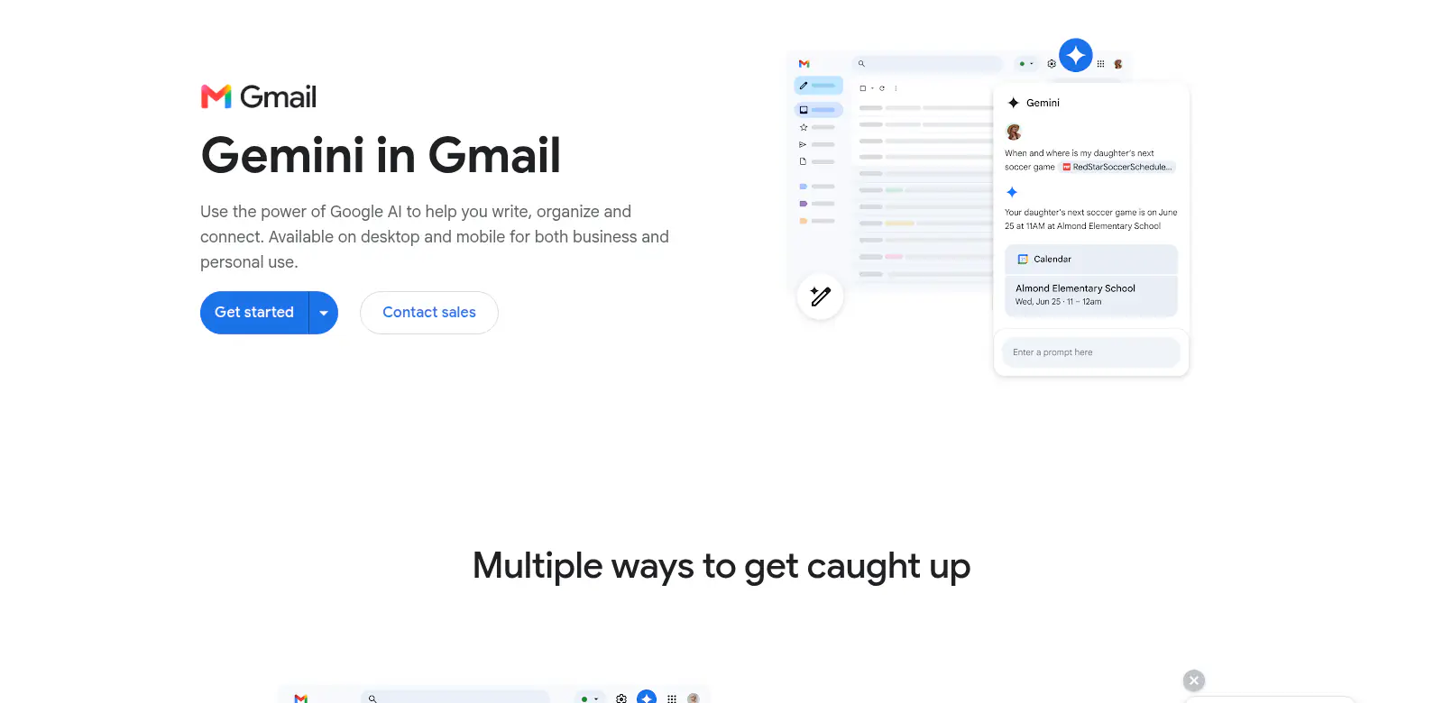 Gemini ב-Gmail